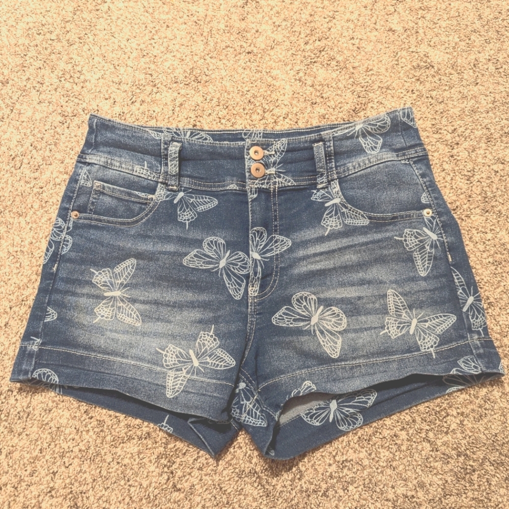 Y2K Patterned Booty Shorts